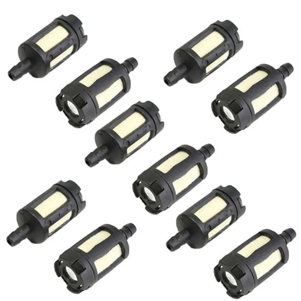Filtro de Combustível Geral para Máquinas de Jardim a Gasolina Aparador de Grama Motosserra Carburador Ferramentas de Jardim Substituição Filtro de Combustível 10 Peças