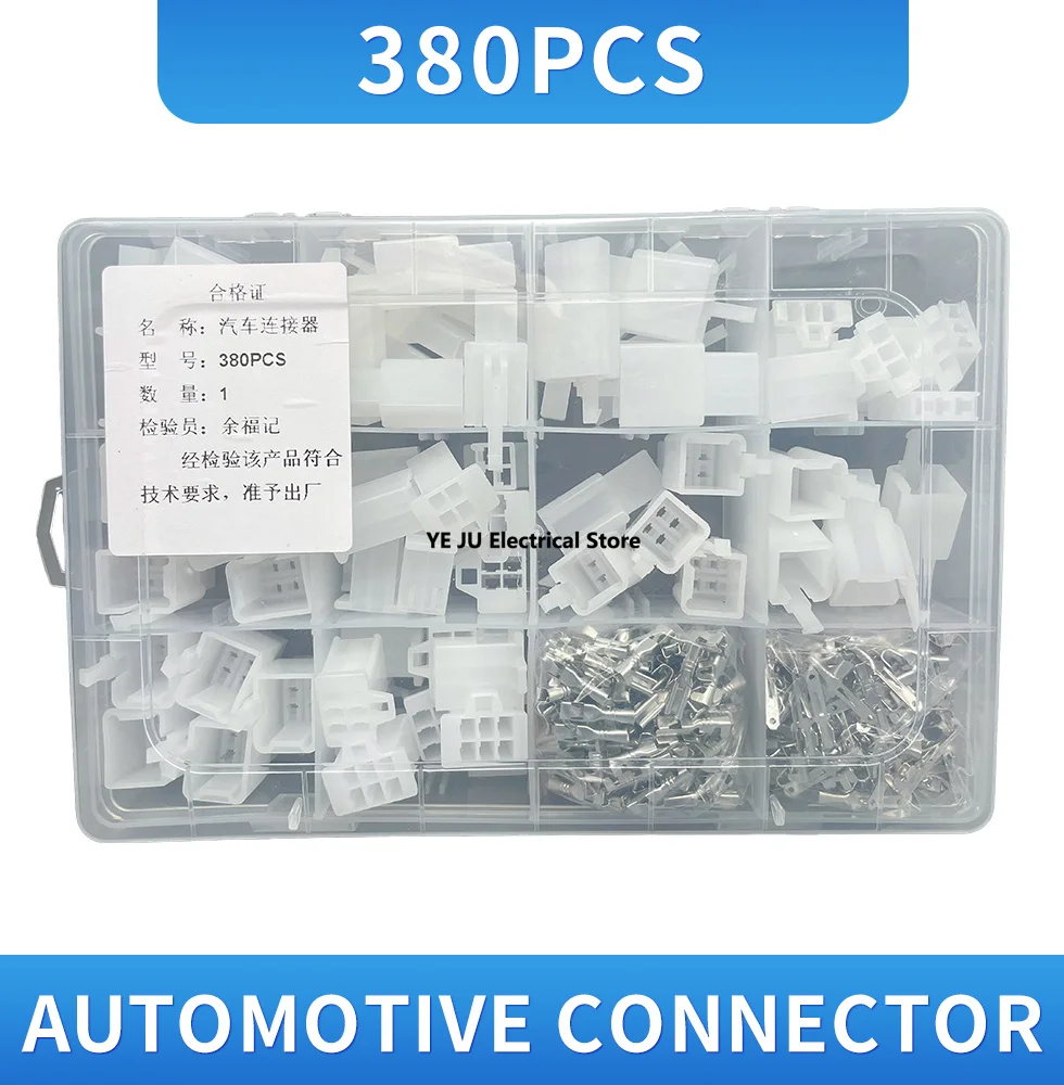 2.8mm connector for automotive,motorcycle,electric vehicle wiring terminals with male and female plug springs Connect the Set