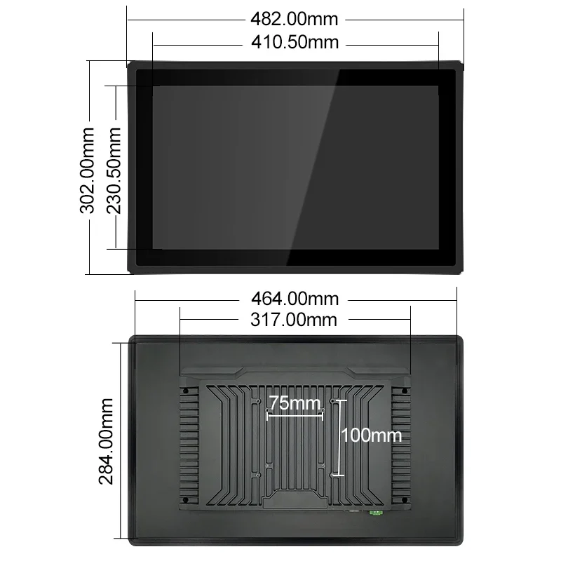 LED LCD displej dotek obrazovka laciný koupit dotek počítač herní pc 4k 2k přenosné   reproduktor panel IP65 all-in-one průmyslový