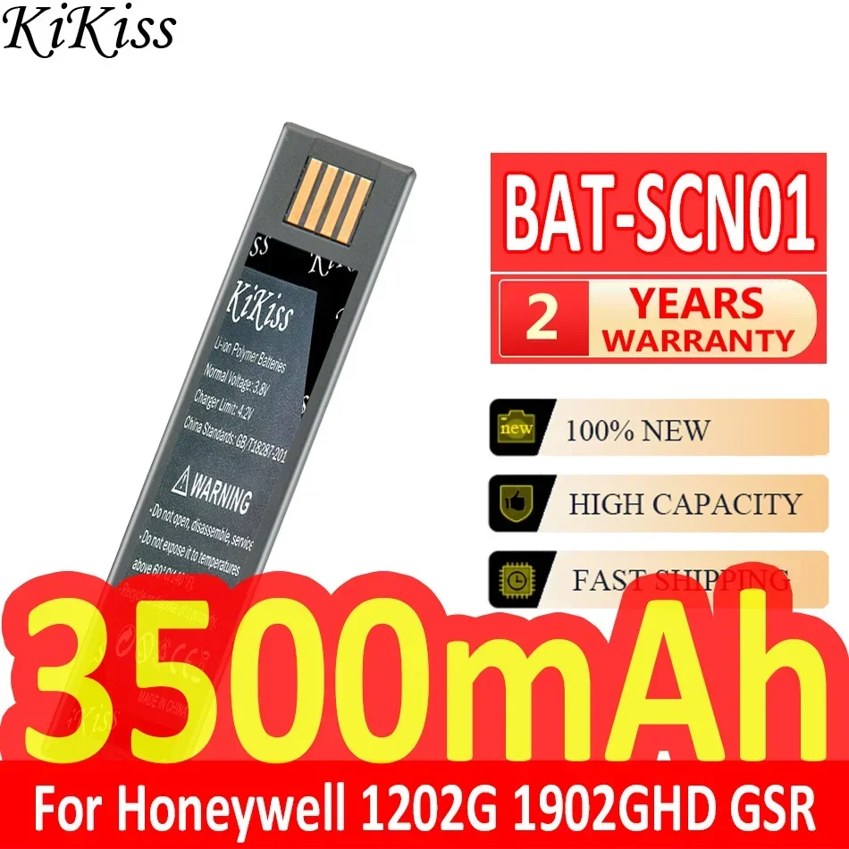 

Мощный аккумулятор KiKiss 3500 мАч BAT-SCN01 для Honeywell 1202G 1902GHD GSR 1452G 4820 3820 BAT-SCN01 General Scanners