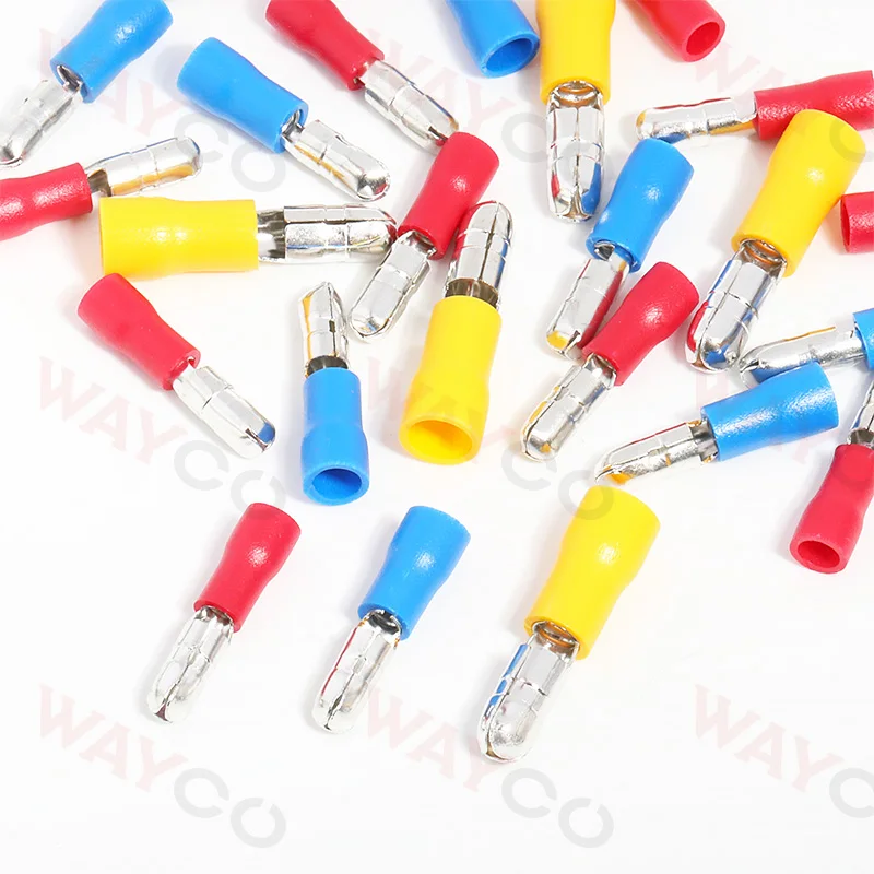 30 Set Bullet Crimp Terminal Wire Connectors Male Female Sealed Connection For Quick Splice Car Automotive and Electrical Cables
