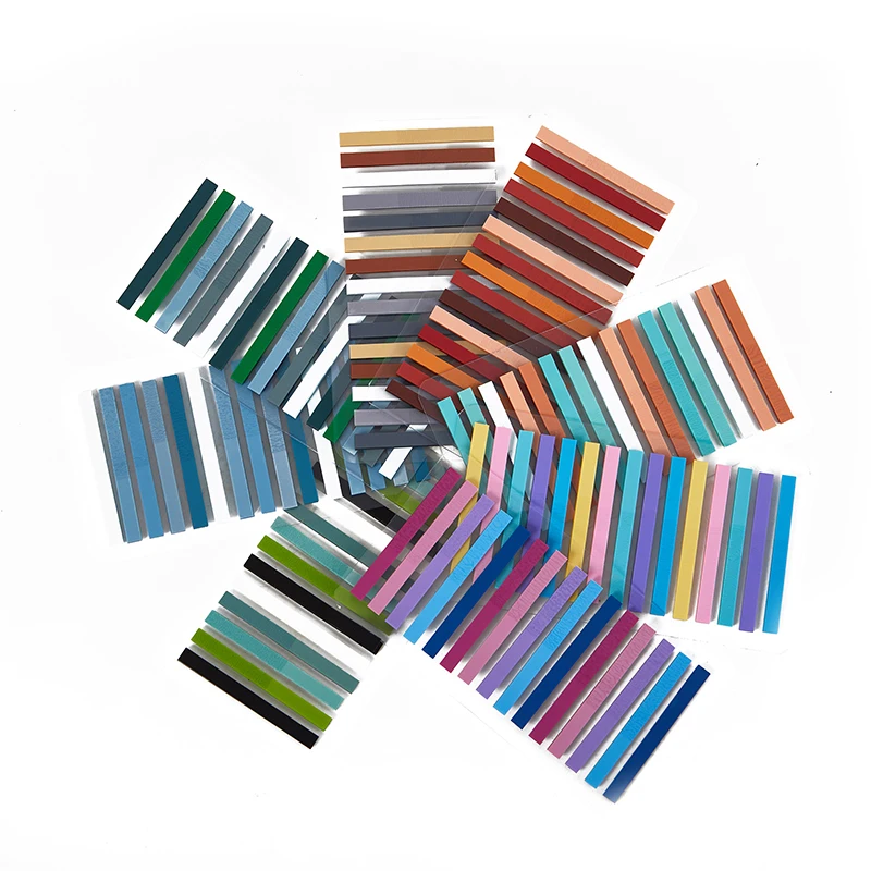 300 Sheets Color Self Adhesive Memo Pad Sticky Notes Bookmark   Sticker Marker Memo Sticker Paper Office School Supplies