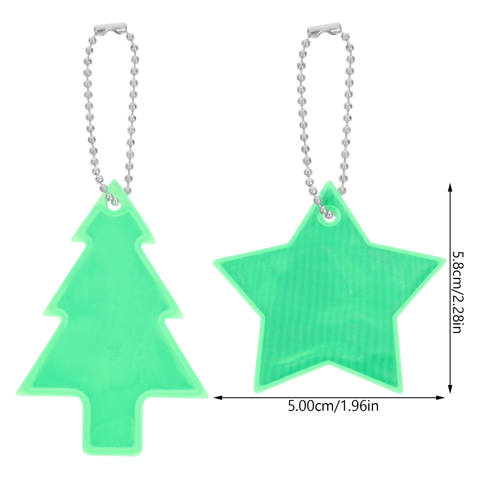 24 قطعة المعلقات العاكسة عاكسات السلامة لحقائب الظهر الملابس سلاسل المفاتيح الدراجات ليلة الجري التخييم المشي لمسافات طويلة #5