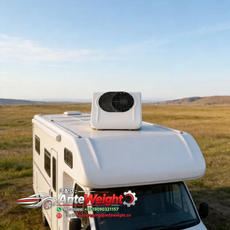 Easy Install 12V 24V Small Rooftop Air Conditioner Stable Parking Electric AC for Light Truck