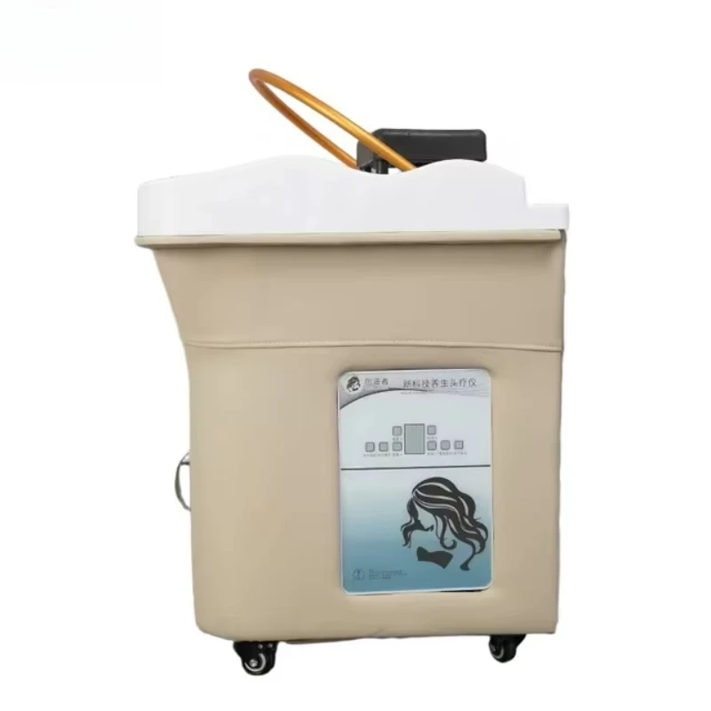 Professional Adjustable Shampoo Chair Beauty Salon Hotel Outdoor Hospital - Beauty Black and White Plastic