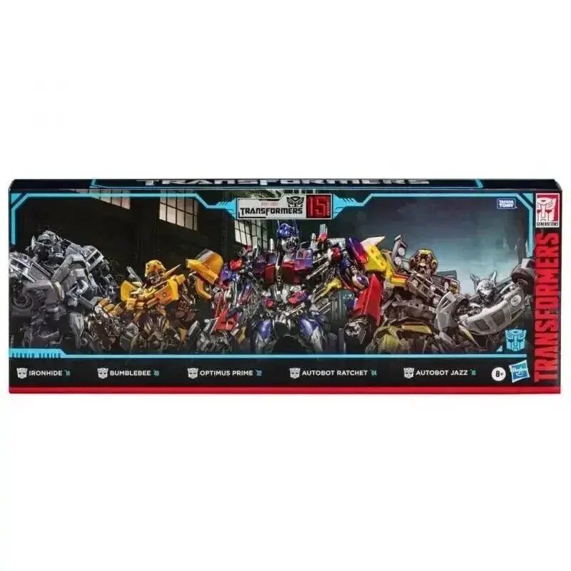 W magazynie Transformers Studio Series 15-lecie Autobot 5 paczek Model figurki kolekcja zabawek prezent Hobby