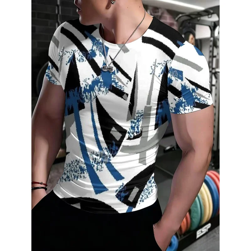 Men's High-Elasticity Quick-Dry Breathable Comfortable Sports Short Sleeve ShirtTCasual everyday versatile top