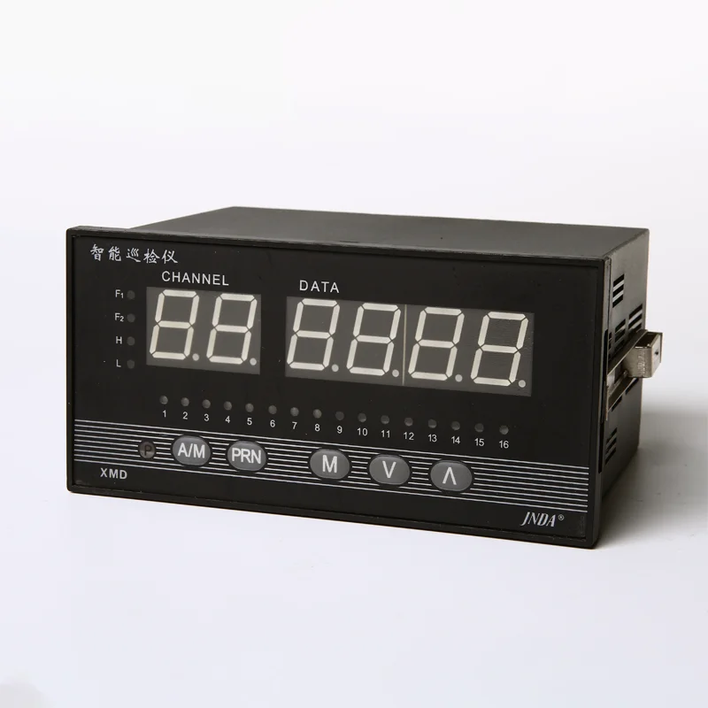 Hot sale XMD-1216 RTD PT100 temperature controller with alarm, multi-input 16 channel industrial indicator