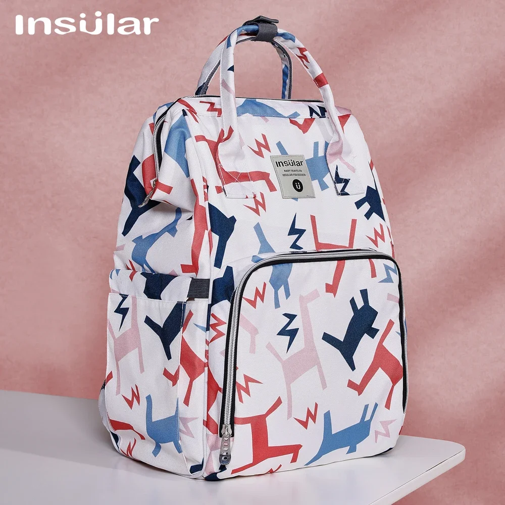 Mommy Diaper Bags Baby Stroller Hanging Bag Mother Large Capacity Nappy Backpacks with Changing Mat Convenient Baby Nursing Bags