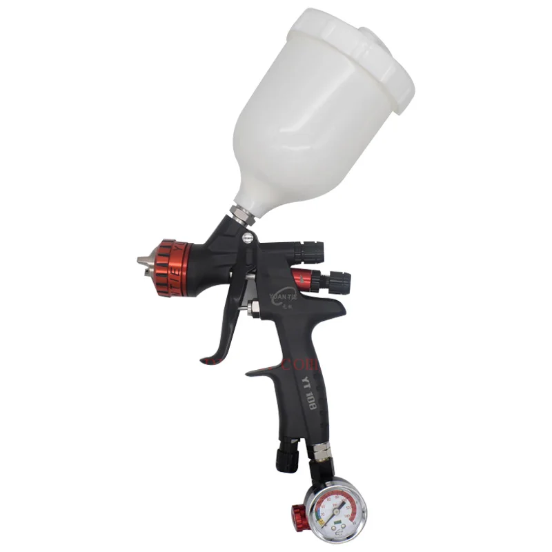 HVLP Gravity Paint Gun 1.3mm tip air spray gun Basecoats/Clearcoats/Water-based paint sprayer advanced Atomization Technology