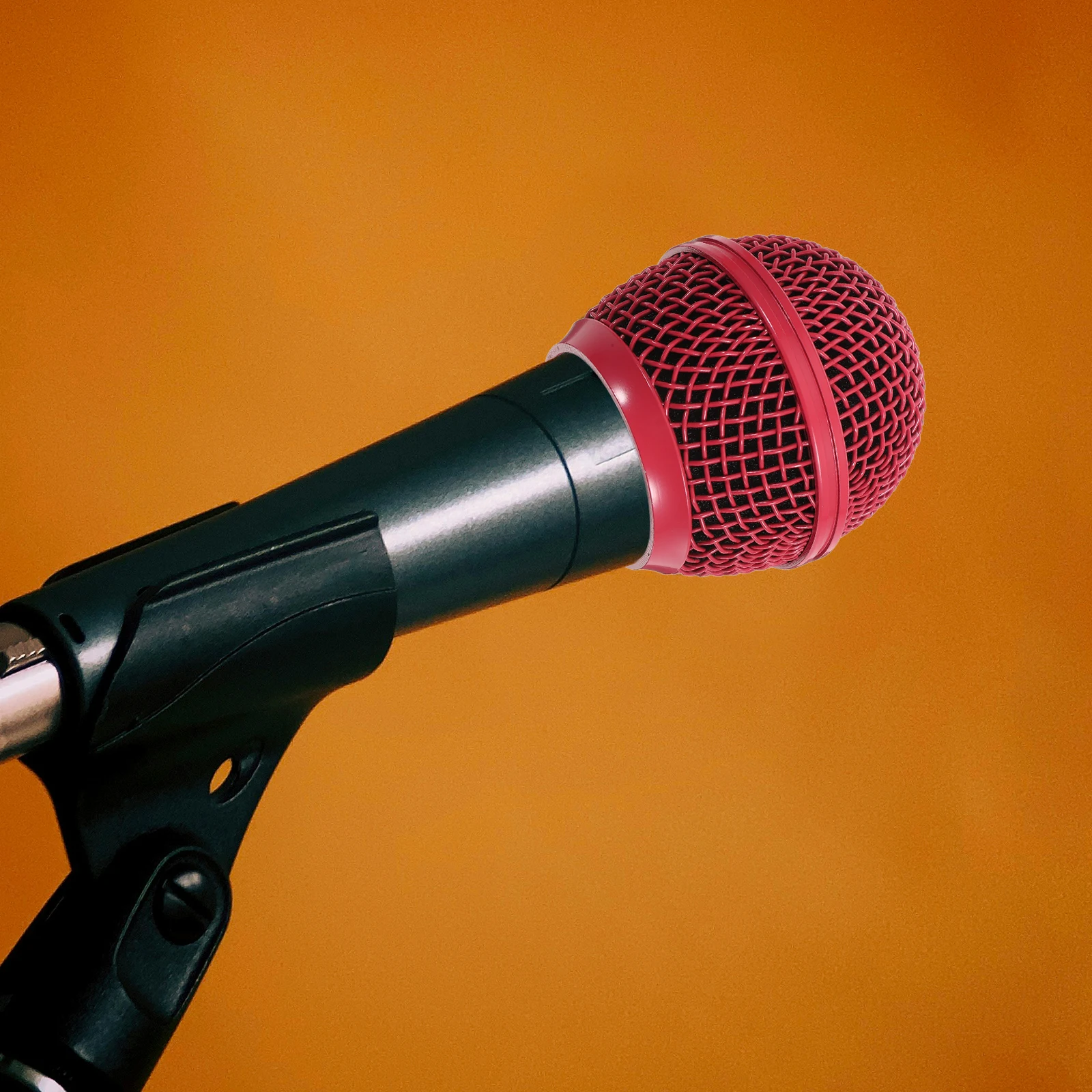 

4pcs Microphone Mesh Head Grill Replacement Grille Ball Cover Metal Durable Easy Installation Versatile Mic Accessories