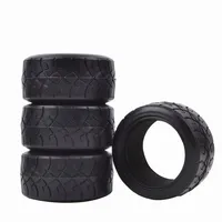 4PCS Soft Tires for Tamiya M-03 M-04 M-05 M-06 M-07 M-Chassis Touring 1:10 RC On Road Car