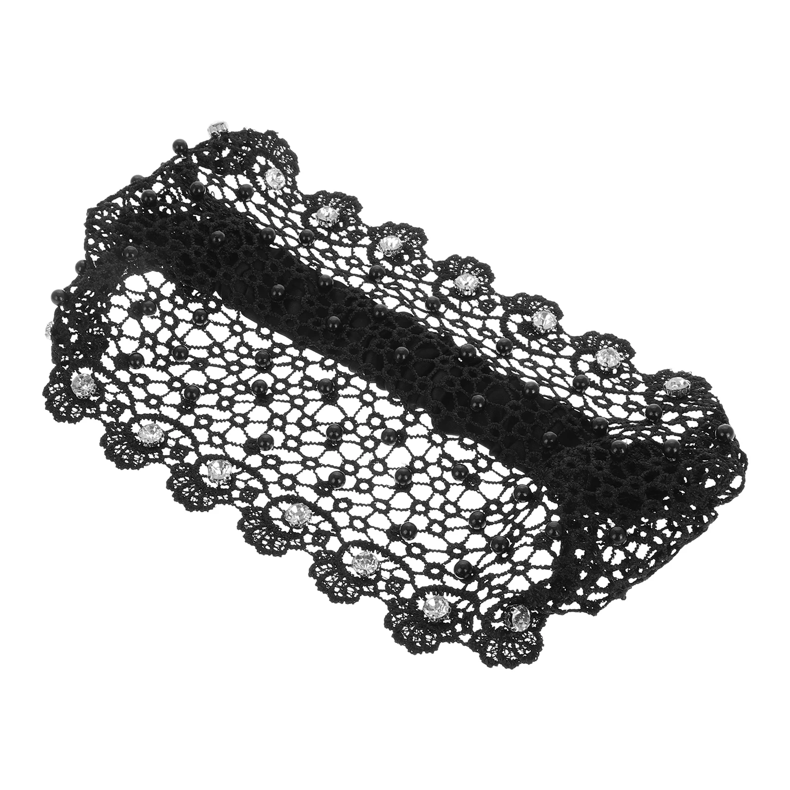 

Elasticity Headgear Covering Gray Elderly Headband Polyester Lace Women Sleeping Bonnet Curly Hair Silk Scarf Hair Wrap Bandana