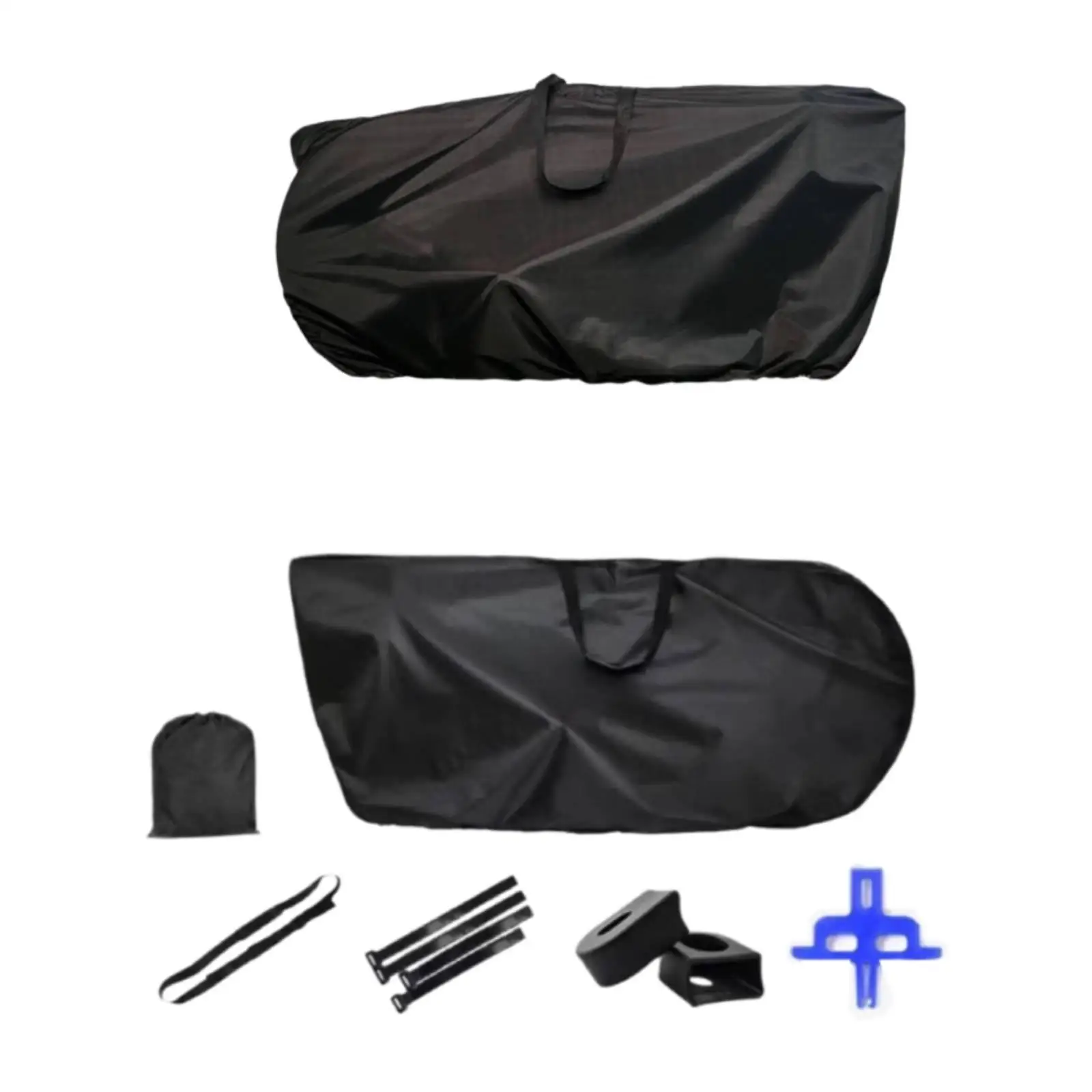 Bike Travel Storage Bag Oxford Cloth Road Bike Cover Waterproof Dustproof Foldable Bicycle Carrier Accessory for 700cc Bikes