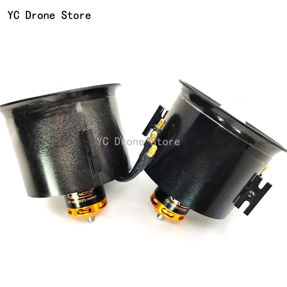 QX-Motor 70mm EDF QF2827 Brushless Motor 12-Blade Ducted Fan 4S/6S for RC Jet Aircraft