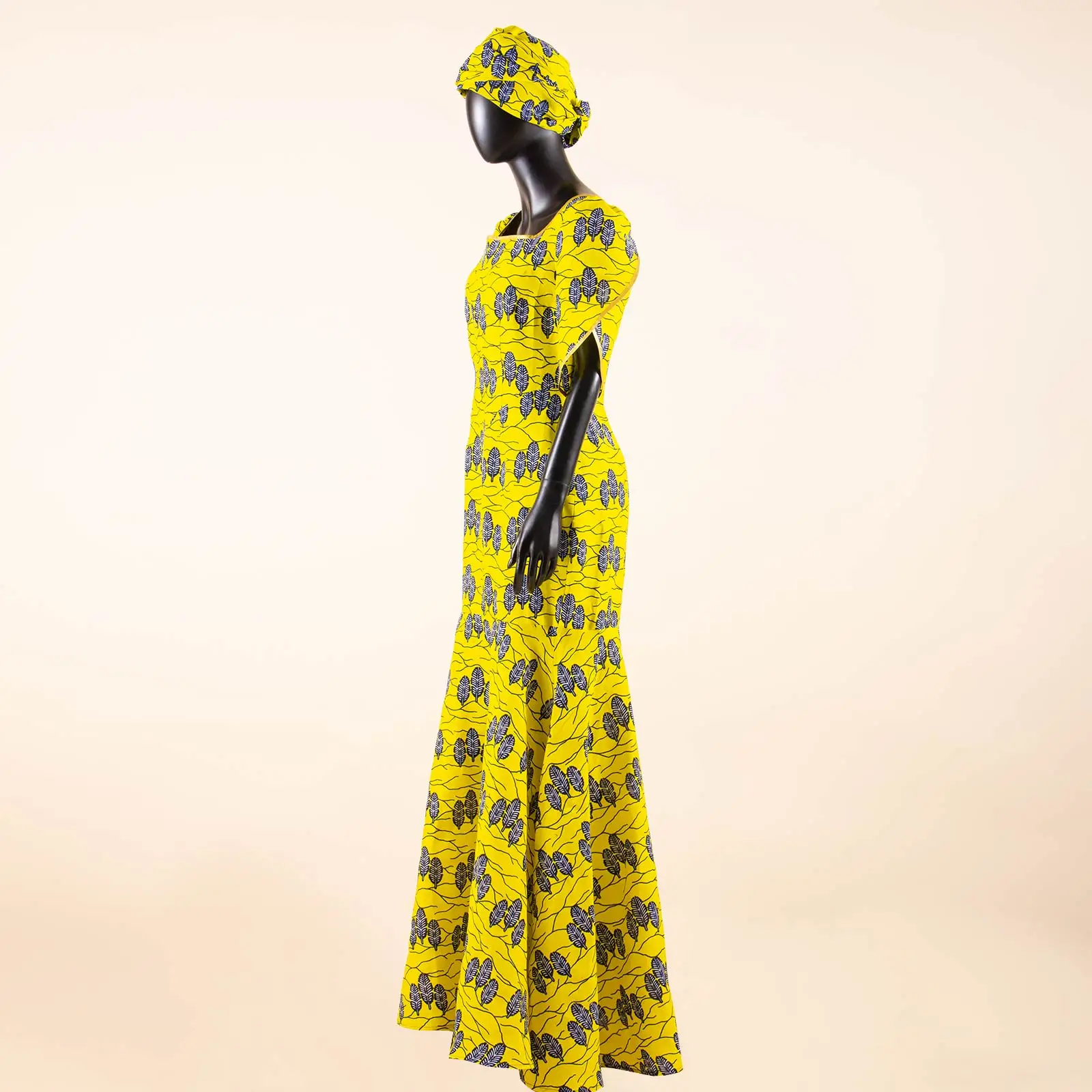 فساتين تركيا للنساء فاخرة أنيقة 2024 Dashiki طباعة فستان حورية البحر مباراة عمامة حك بازان الثراء فستان الزفاف 2425188