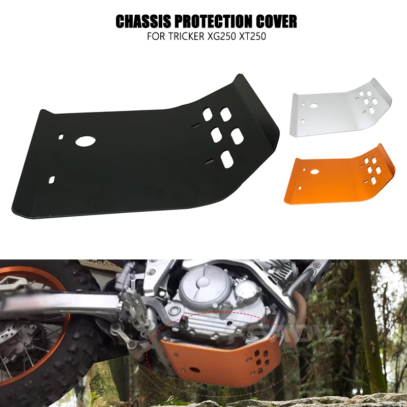 

Для YAMAHA Serow XT250 Защитная пластина XT250X Tricker XG250 XT XG 250 База двигателя мотоцикла Шасси Спойлер Защитная крышка