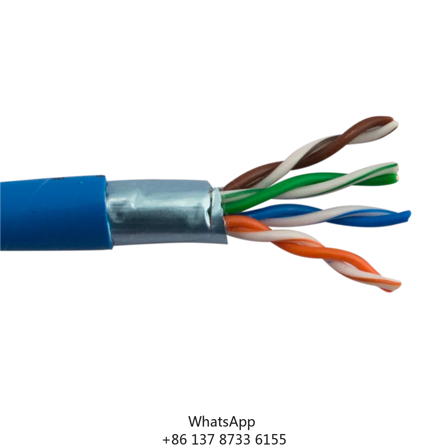 Changbao 305m Roll FTP Cat5e Communication Cable - 4Pair 24AWG Bare Copper/CCA Dual-Conductor For Computer LAN Networks