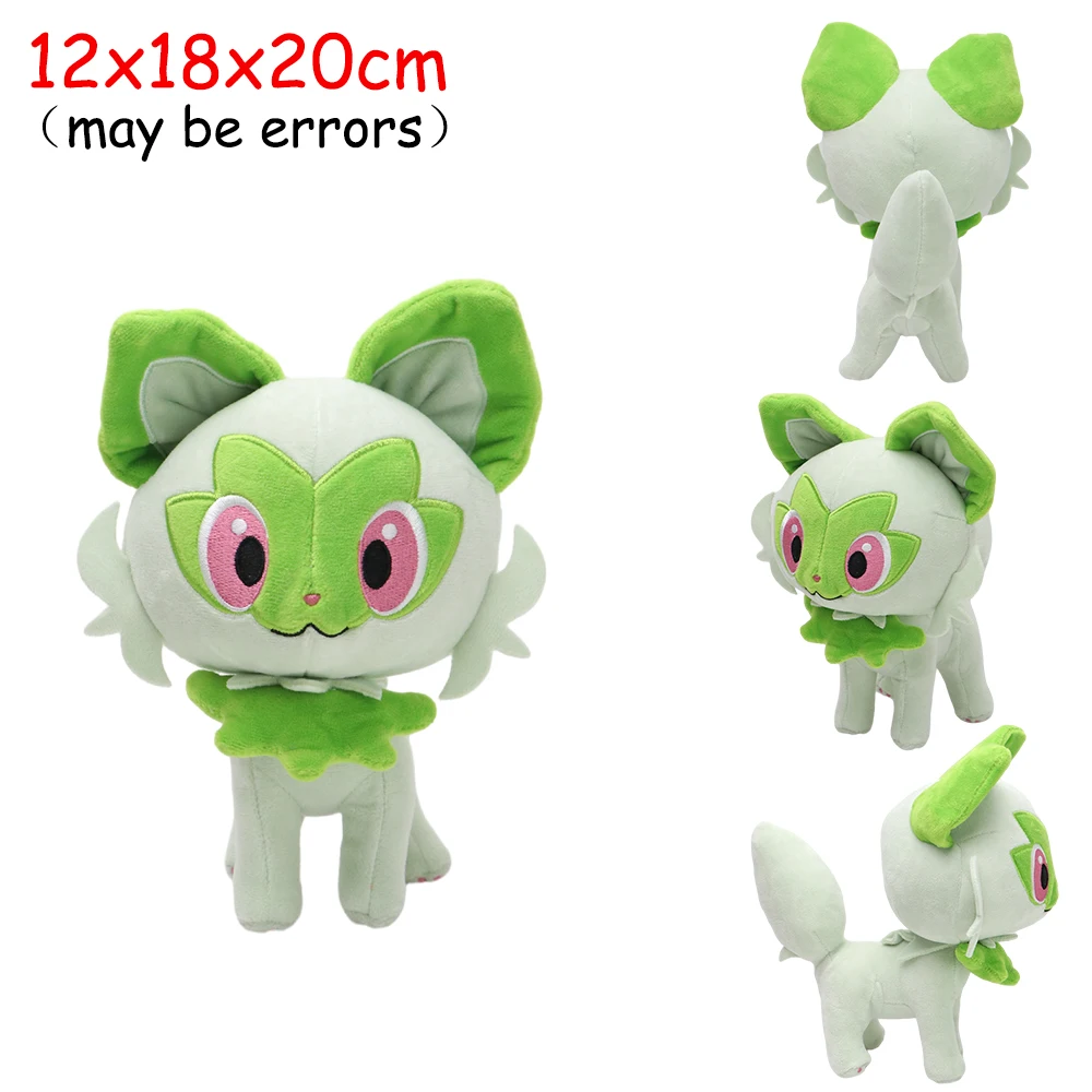 Scorbunny Grookey Sobble Pokemon Plüschpuppe Sprigatito Quaxly Fuecoco Floragato Meowscarada Anime Gefülltes Peluche Spielzeug Geschenke
