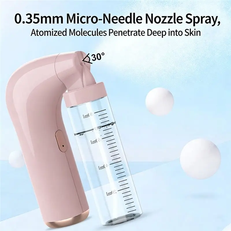 DTEW-Humidifier Nano-Water Light Atomizing Oxygen Infuser Deeply Hydrates Skin Layers Facial Hydration Oil Control & Firming