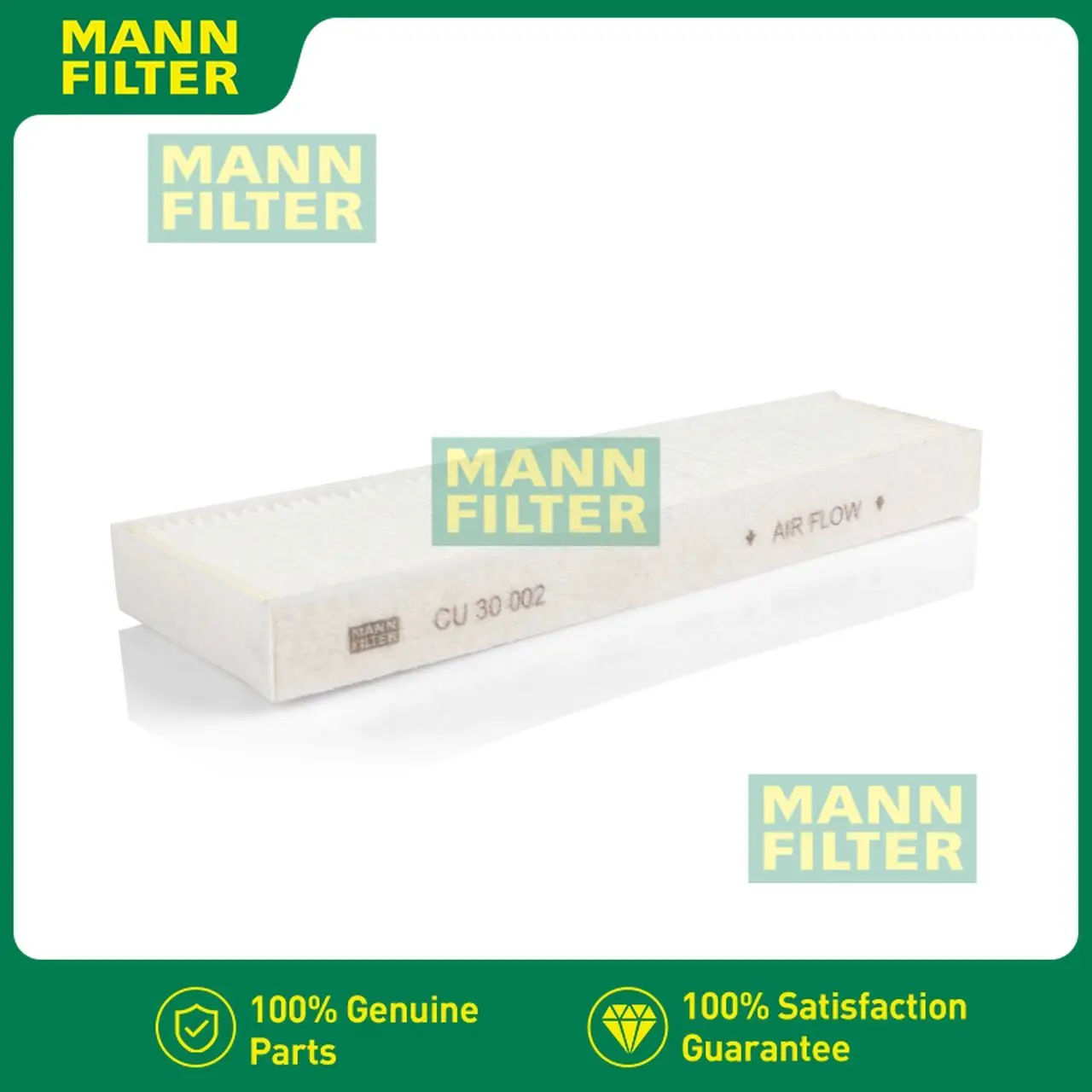 

CU30002 For AUDI A6(4G2 4G5 4GC 4GD) Avant Hybrid Sport 3.0T Quattro A7(4GA) Allroad(4GH) MANN FILTER Cabin Filter L4GD819429
