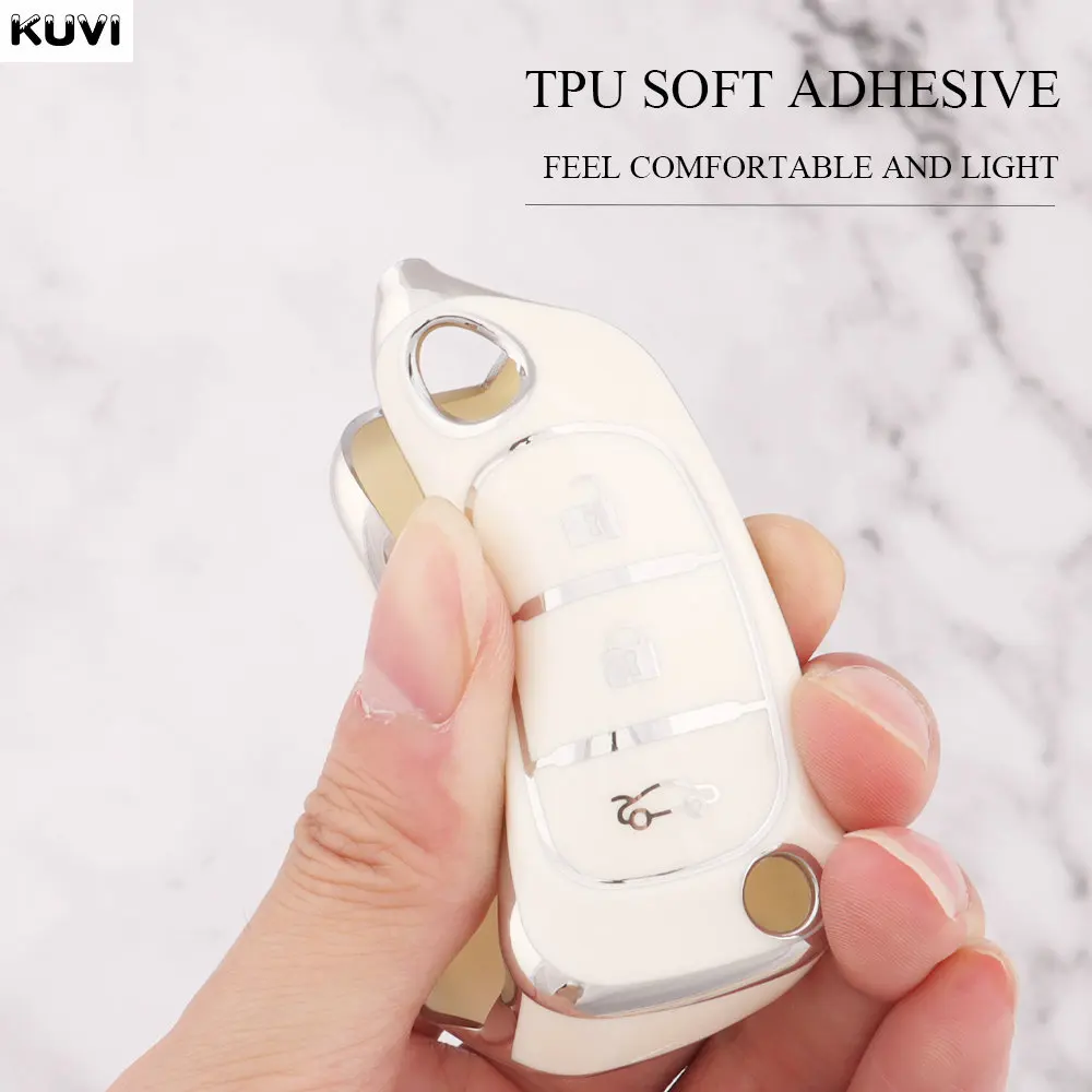TPU Car Remote Key Case Cover Fob For Renault Megane 2 Fluence Clio For Mercedes For LADA Vesta Granta XRay Kalina Priora Sedan image 5
