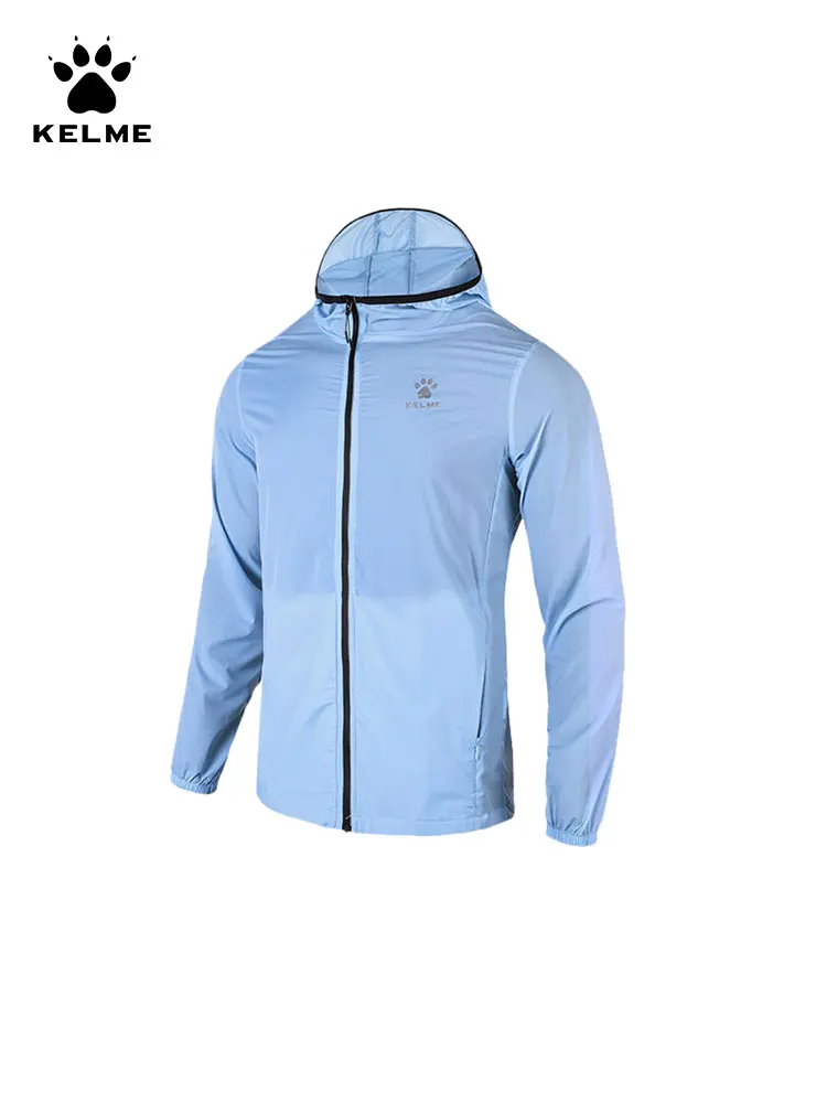 Kelme Sports Windbreaker Summer Anti Uv Sun Protection Jacket For Men And Women Outdoor Lightweight, Breathable And Waterproof