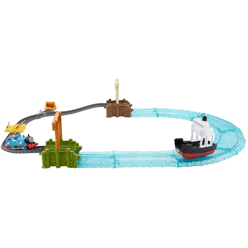 Thomas & Friends Track Master Series Boat & Sea Set Assembled Track Electric Train Toy Set Educational Boy Toys Birthday Gifts