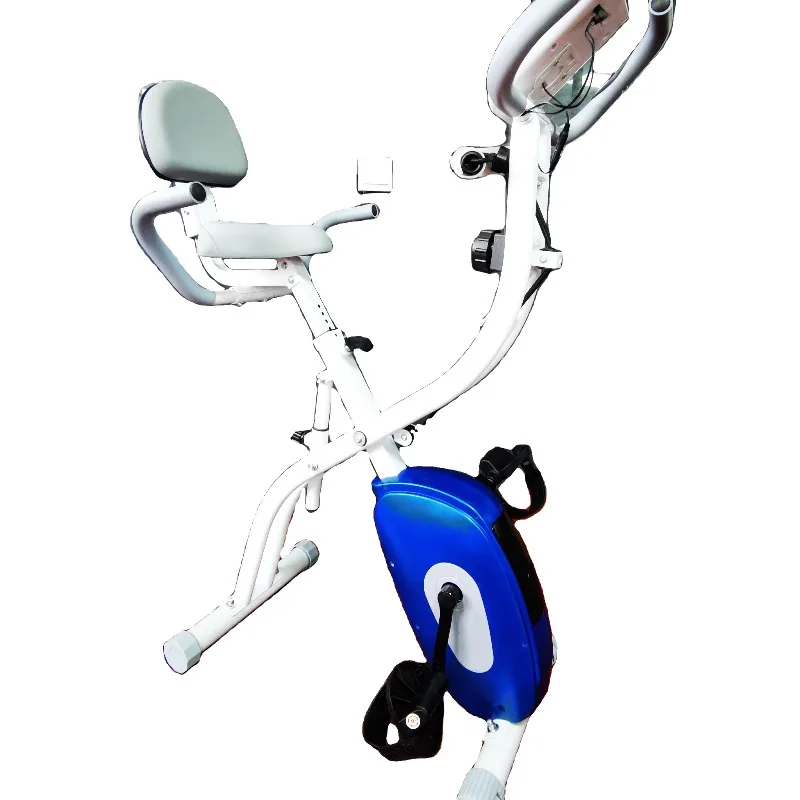 2025 Folding Bicycle Magnetic Fitness Spin Bikes - Home Indoor Gym Equipment Machine Exercise Bike for Training