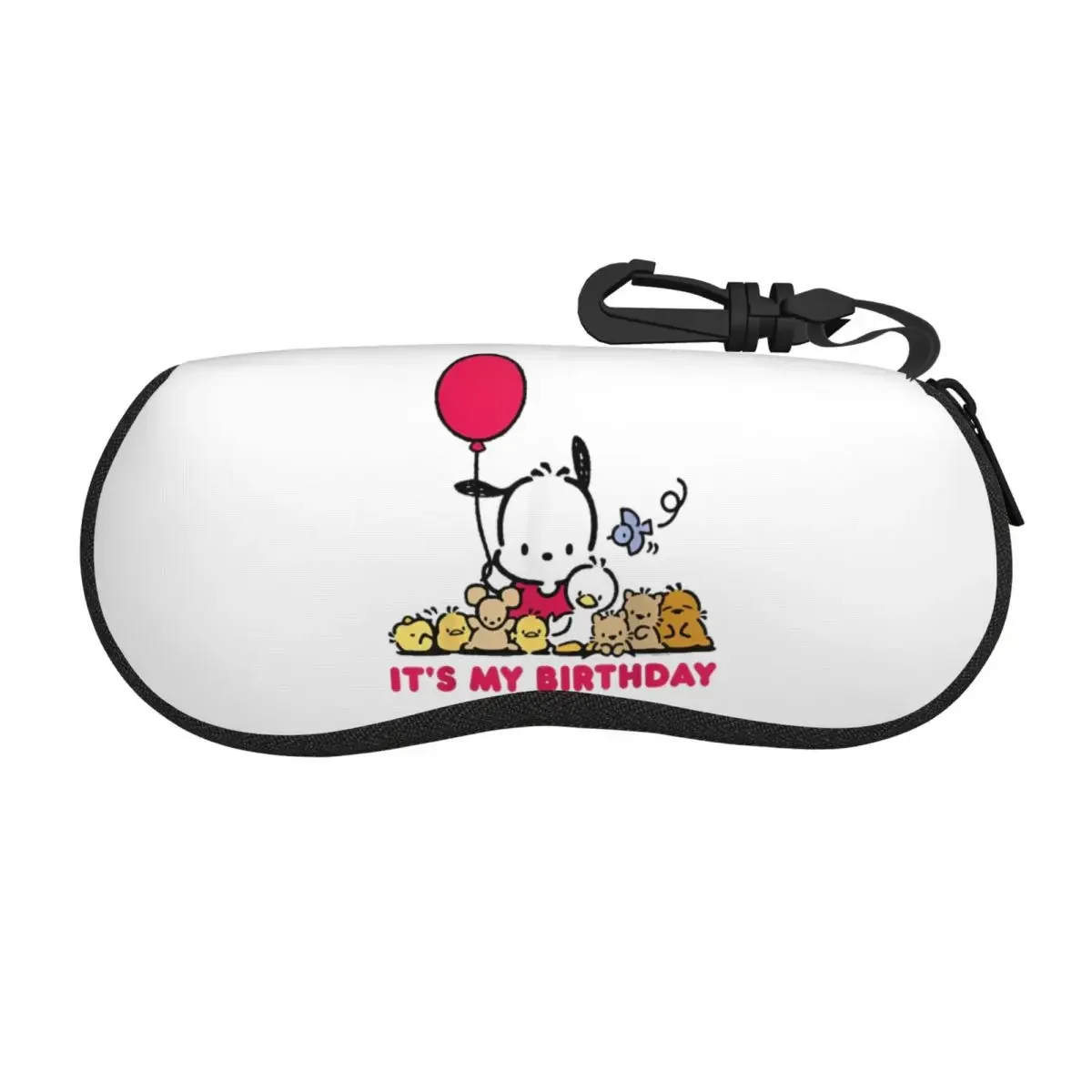 Pochacco It's My Birthday Glasses Case Men Women Convenient Kawaii Glasses Box Small Eyeglasses Box