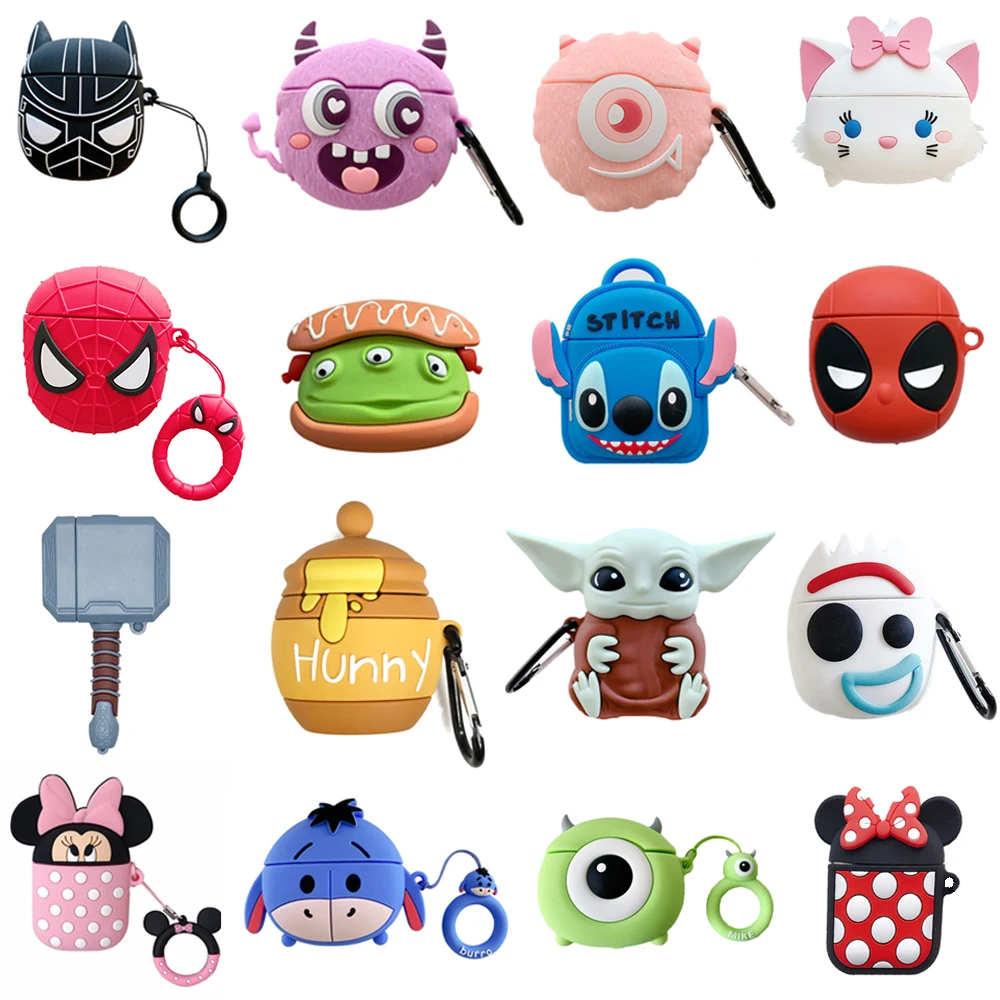 

Case for Apple AirPods 1 2 3 3rd Case for AirPods Pro Case Cute 3D Cartoon Protective Case Earphone Case Accessories Headset Box