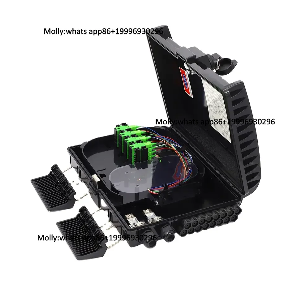 

Outdoor Ftth Box FDB CTO Box 16 Port IP 65 Waterproof 16 Core Fiber Optic Ftth Box Plc Installation for Ftth Use