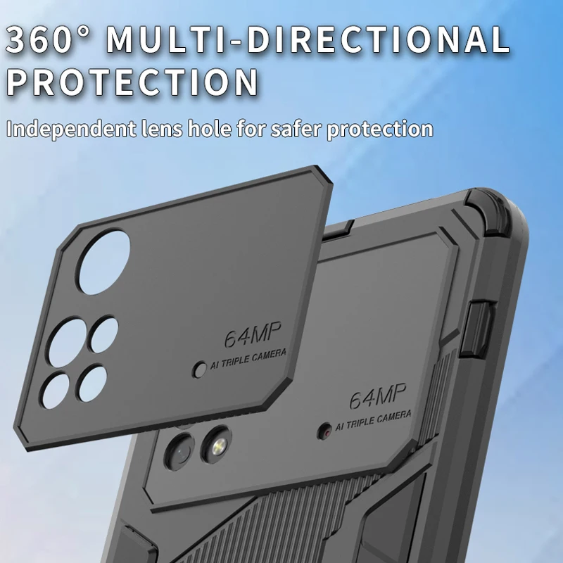 Case For Xiaomi POCO M4 Pro X4 X3 NFC F3 F4 GT M3 M5 M5S Phone Cover Shockproof Armor Coque for Redmi K40 K50 Gaming 5G Fundas