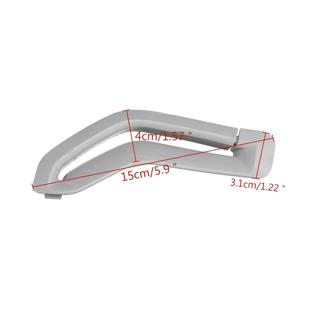 Front Left Or Right Seat Belt Selector Trim Cover Gray 39966529 39966533 For Volvo XC90 2003-2014 V70 2001-2005 S60 S80