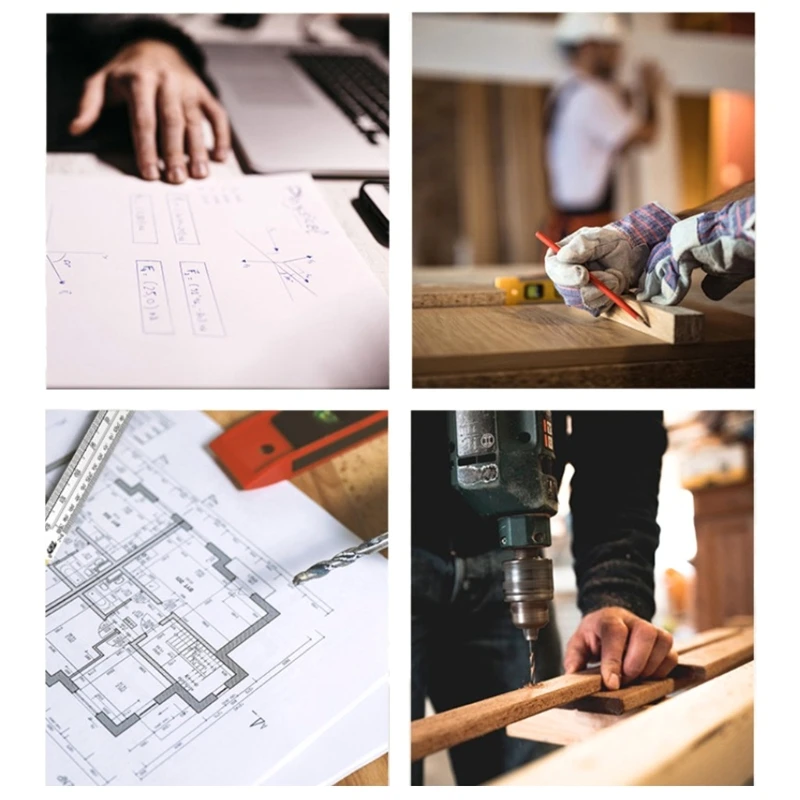 Righello in acciaio inossidabile misura di misurazione della regola righello a bordo dritto righello a doppio lato Y9RF