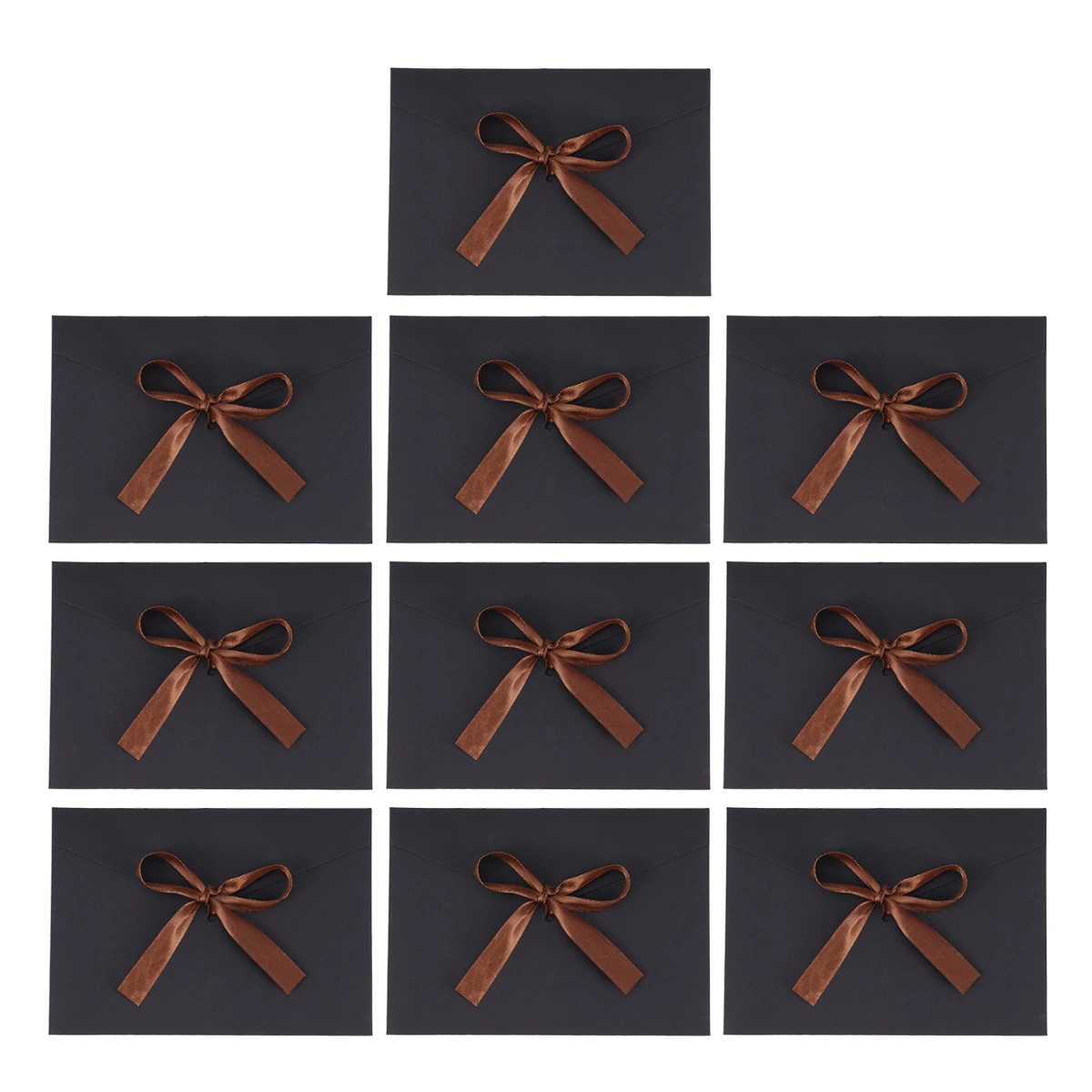 

10 Pcs Vintage Envelope Blank Envelopes Photo Letter Wrapping Envolope Western Style Creative Bow Baby Solid Color