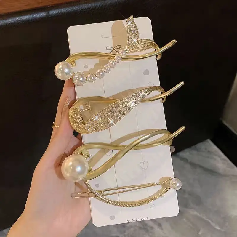 

Frog-shaped Hair Clip for Women Back-of-Head Bun-Making Tool Stylish Oversized Shark Clip Hair Accessory