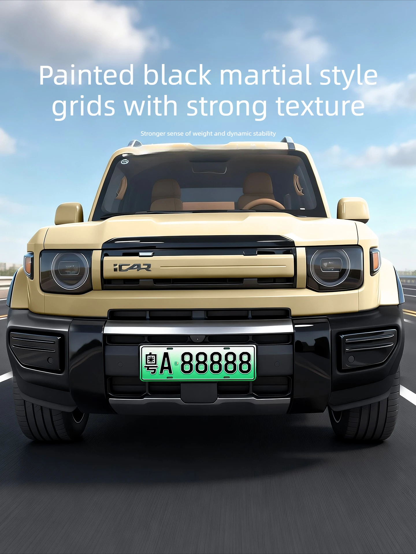 4Pc for ICAUR V27 Black Warrior Radar Protective Cover Front and Rear Bumper Diversion Protective Cover External Car Accessories