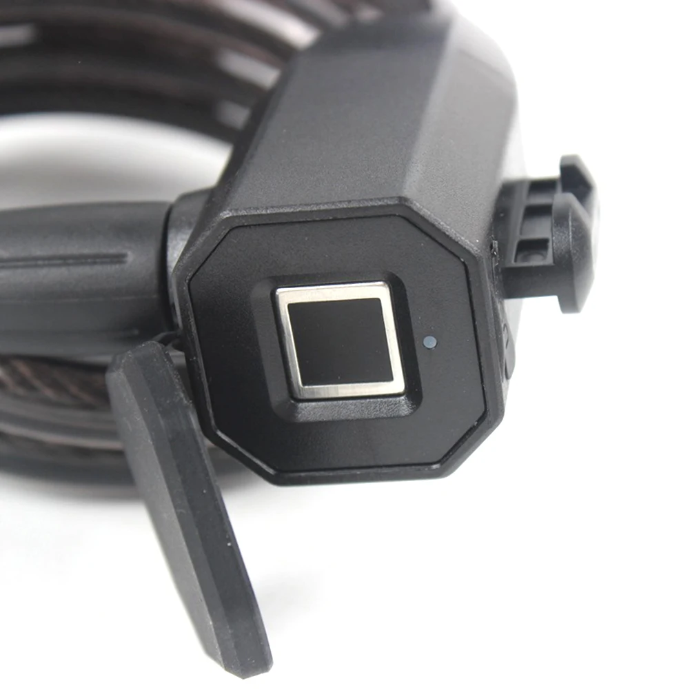 

Велосипедный замок с отпечатками пальцев, зарядка через USB, MTB, дорожный велосипедный замок, длинный биометрический замок с отпечатками пальцев 1200 мм для электрического велосипеда, скутера