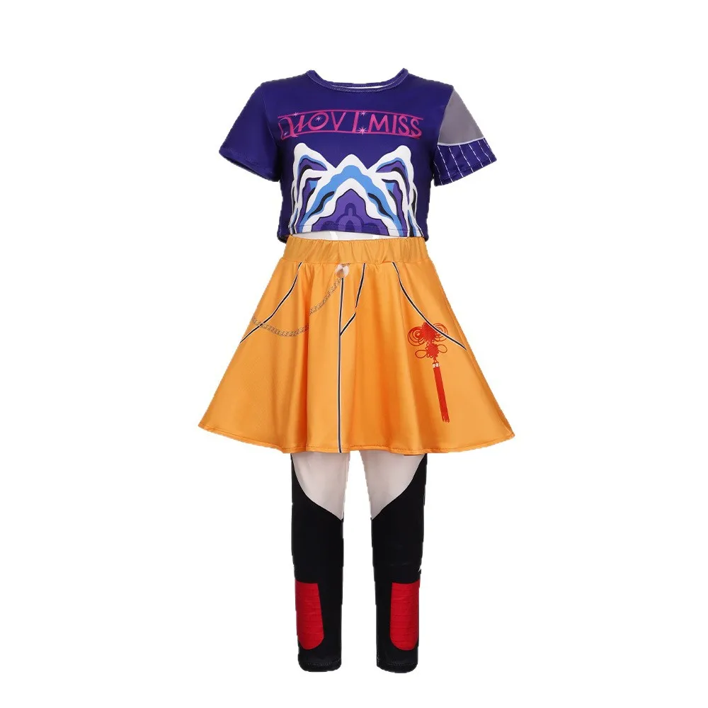 أزياء هنتركس KPop شيطان الصيادين ميرا زوي رومي التأثيرية للأطفال والرضع فستان حفلات أعياد الميلاد زي الرسوم المتحركة أزياء الهالوين #5