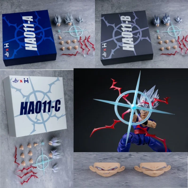 

Новый набор аксессуаров для головы персонажа HM&AIR Studio Dragon Ball SHF Son Gohan HA011-A / HA011-B / HA011-C Beast Gohan, подарочный комплект