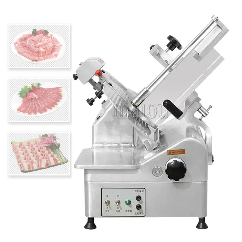 

Slicer Electric Meat Slicer Mutton Roll Frozen Beef Cutter Lamb Vegetable Cutting Stainless Steel Mincer 0-12mm