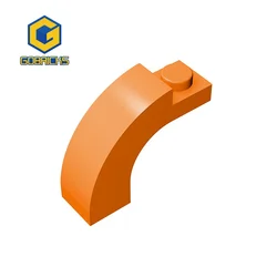 Gobricks-décennie s de construction compatibles MOC, pièces MOC, 6005, 92903, arc, dessus incurvé 1x3x2, briques Assmble, puzzle pour l'emploi, cadeau jouet, 10 pièces