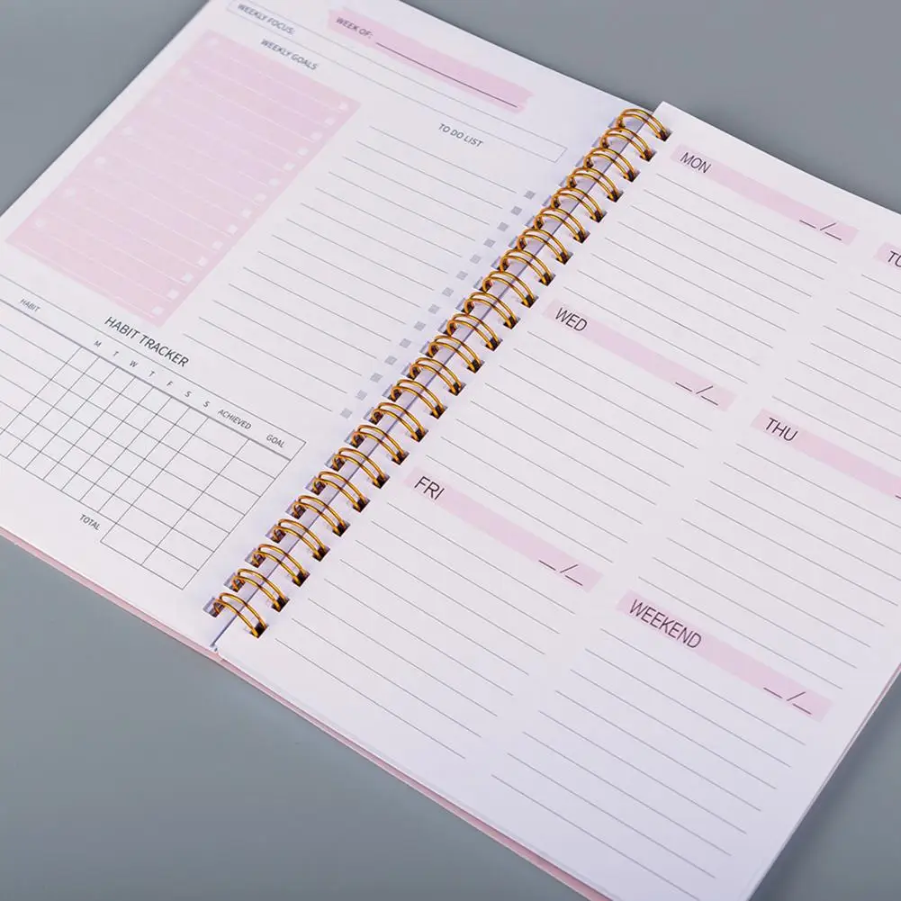 Universal Office Notebook Lightweight Planner Notebook Minimalist Portable A5 Agenda Planner Office Notebook  Time Management