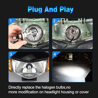 HOT Motorcycle Light CAR FRONT HEADLIGHT LAMP LED Lamp 12V T19 12VDC Headlight MOTORCYCLE Motorcycle P15D-25-1