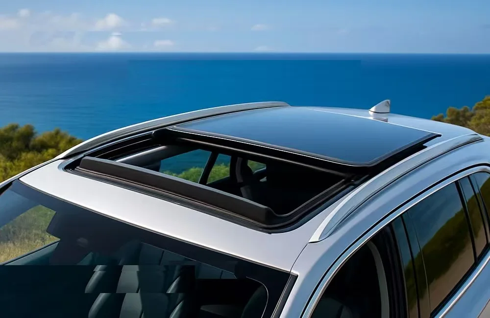 New H400 Universal Electric Panoramic Car Sunroof Automotive Roof Window Upgrade 4