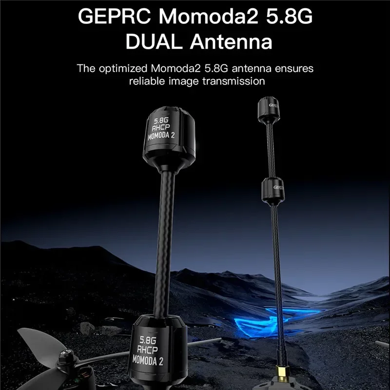 GEPRC Momoda2 5.8G DUAL Antenna SMA 3.8dbi LHCP / RHCP 90mm / 170mm