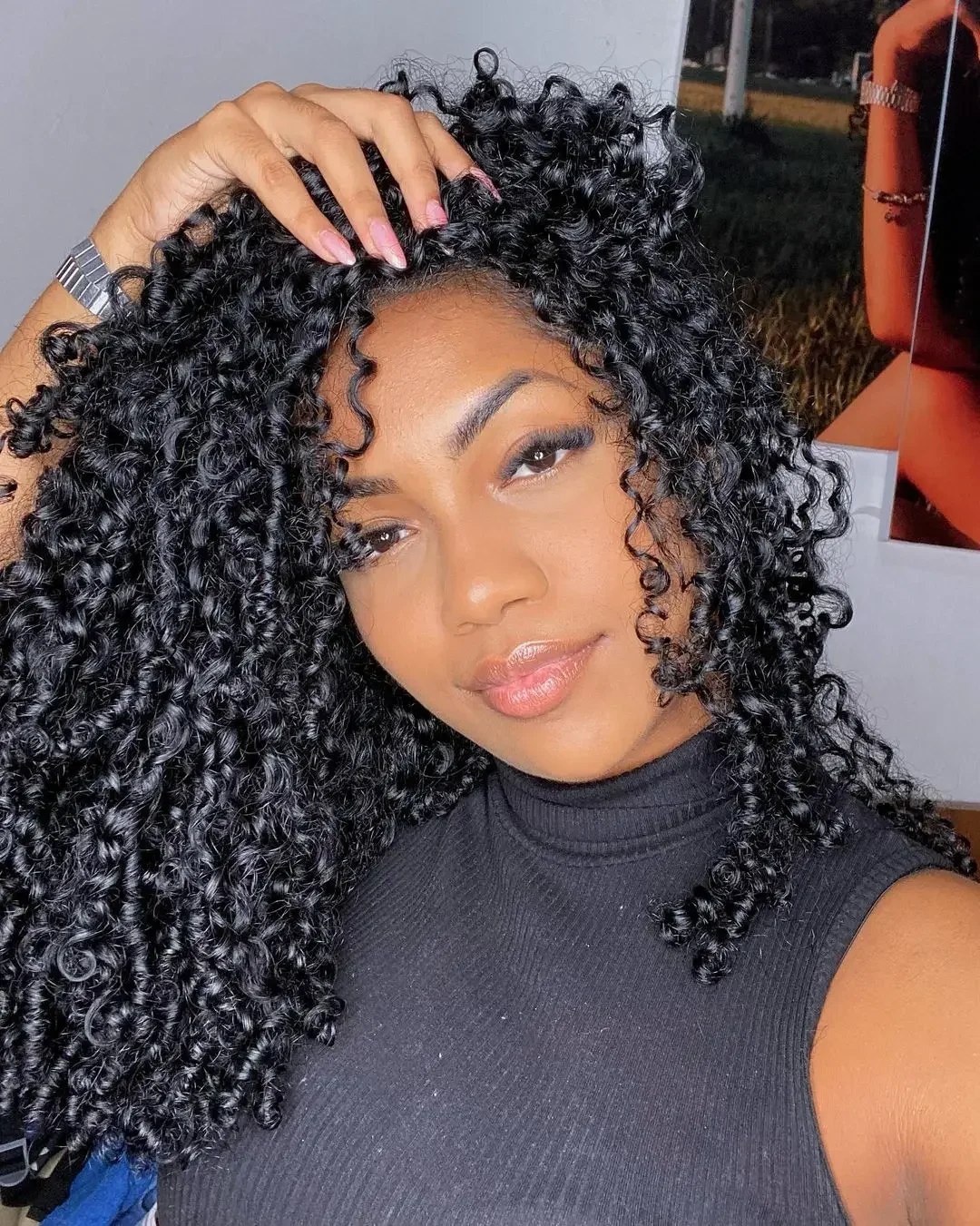 Brazilian Small Spirals Curly Bundles Unprocessed Small Kinky 2/3/4 PCS Human Hair Weave Bundles Remy Hair Extensions Hair Wefts