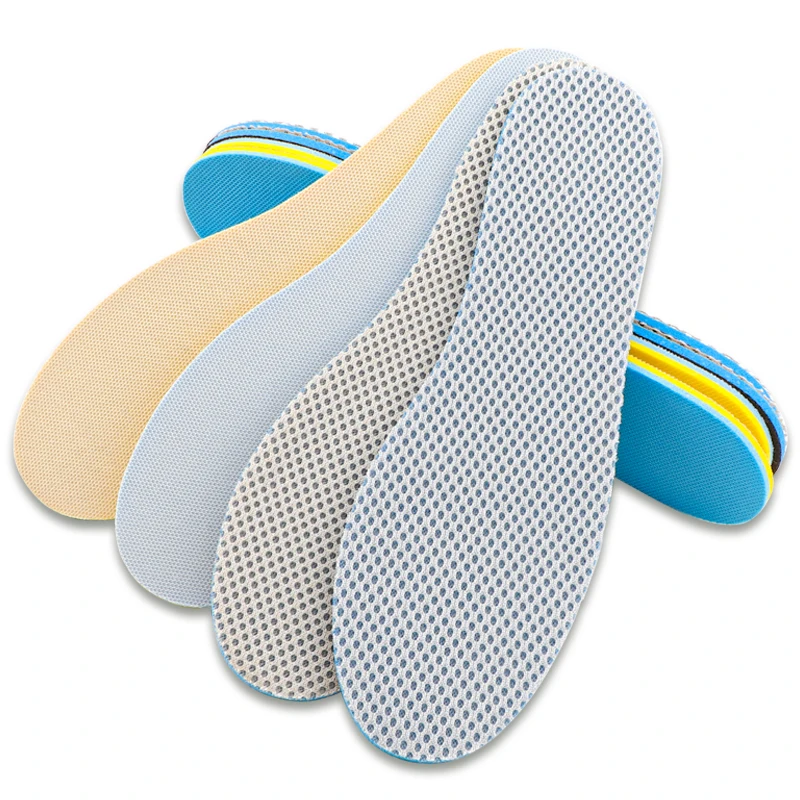 

Breathable Elastic Sports Insoles Unisex Sweat Absorbent Shoe Inserts for Sneakers Foot Care Deodorant Accessories