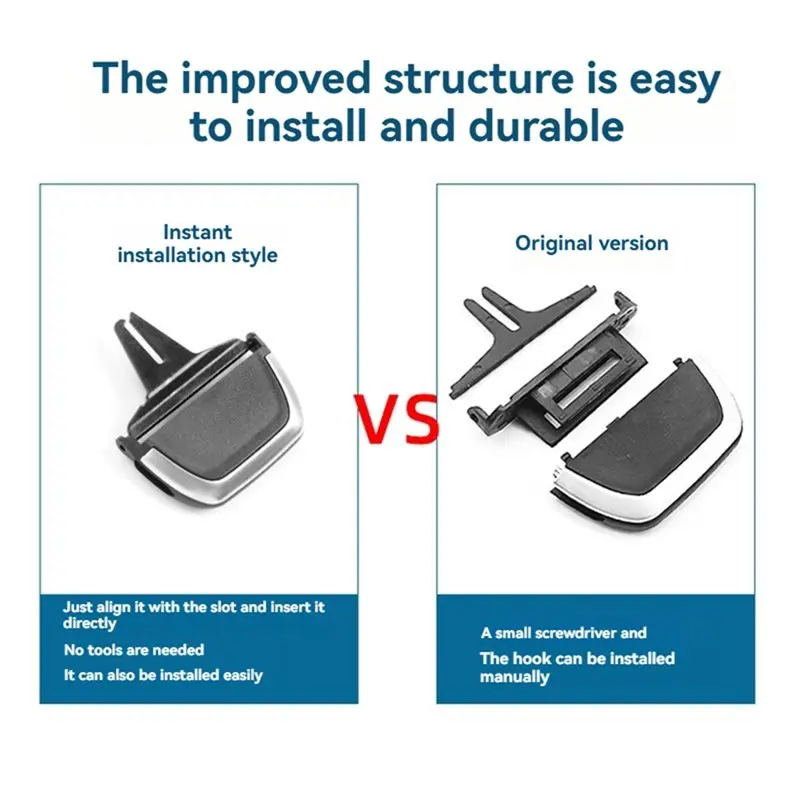 【AC77 Top !! 】For BMW 5 Series G38/G30/G31 M5 F90 6 Series G32 Accessories Front AC Vent Grille Outlet Clip Set